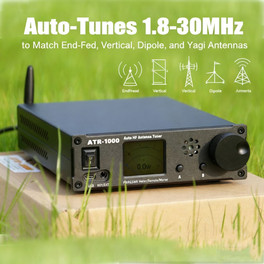 ATR-1000 Universal Antenna Tuner 1.8-30MHz 1000W