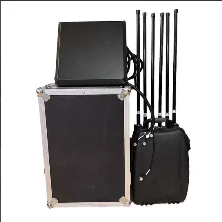 Powerful Backpack Drone Jammer, 3-8 Bands, 400W, 500m Range