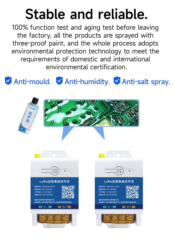EWD22S LoRa Remote Control Switch