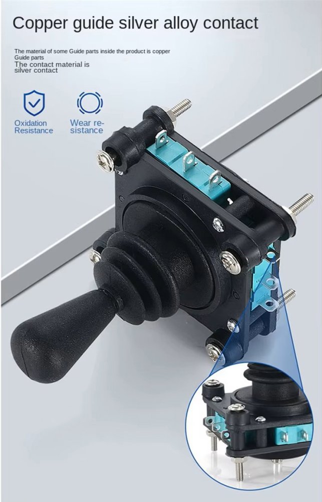 Spínač joystick 2 osy 5A @ 250V IP65 
