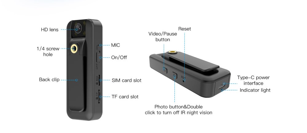 S11 4G Body Camera