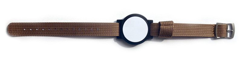 Mifare S50 13.56MHz RFID wristband with nylon strap