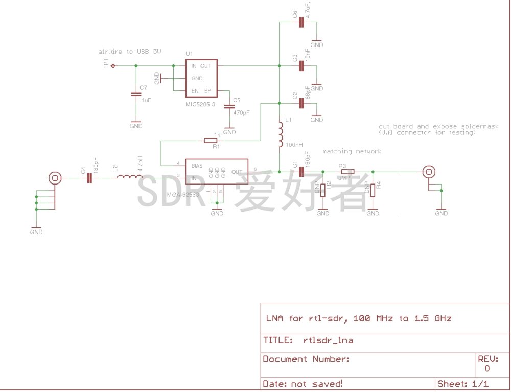 RTL-SDR LNA signal amplifier