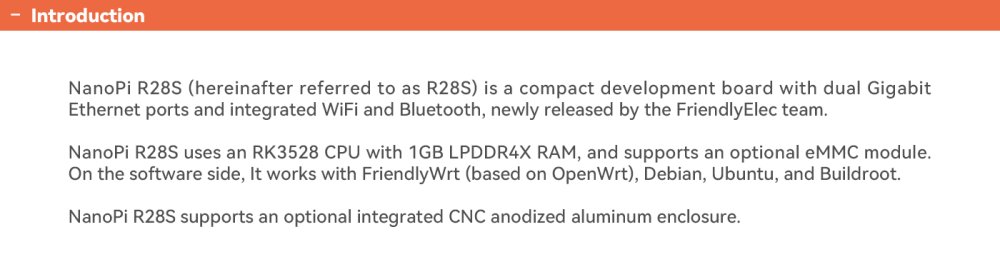 NanoPi R28S Combo