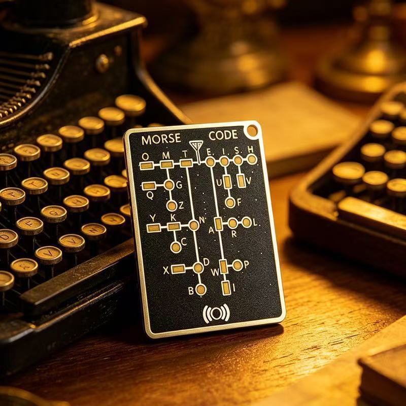Morse Code Trainer Card Pro LED Edition