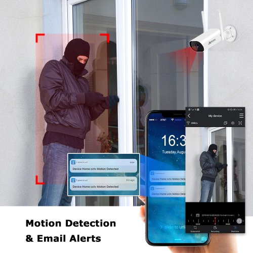 AR-D6008 4kanálový IP 3MP WiFi kamerový set