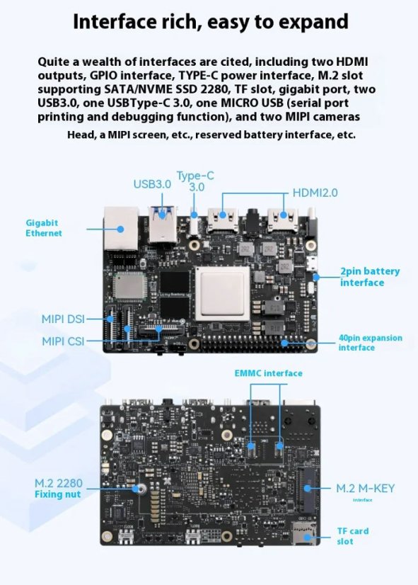 Orange Pi Kunpeng Pro s Krytem - Vývojová Deska s AI