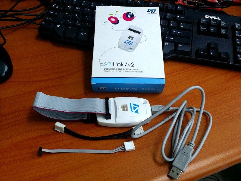 ST-Link V2 USB ICD programátor pro STM8 a STM32 – klon