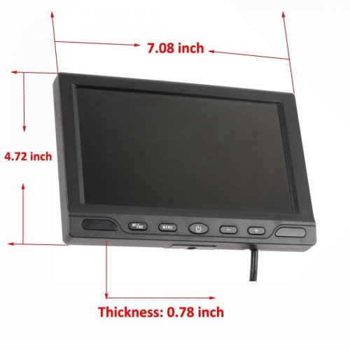 RGB-MD7M5 7" MP5 monitor do auta s multimediálním přehrávačem