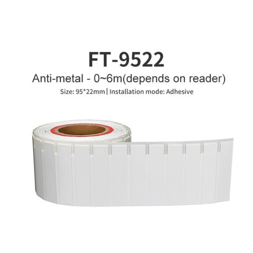 UHF RFID 915MHZ ISO 18000-6C proti kovům PET nálepka