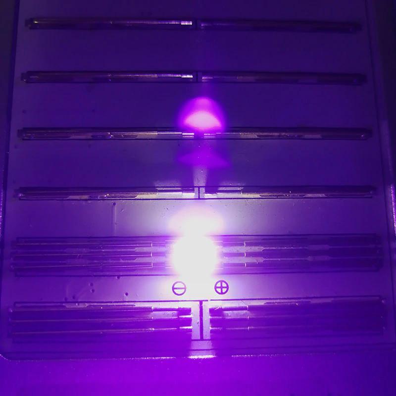 2W UV SMD 5054 LED diode 365+395nm