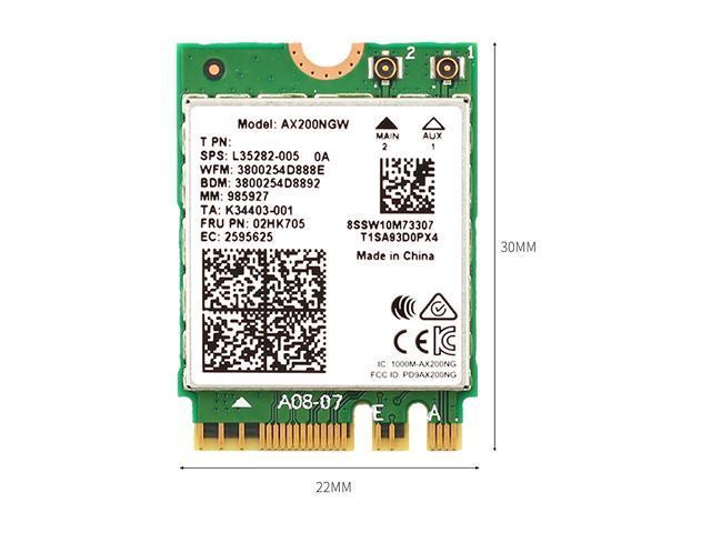 Intel AX200NGW WiFi 6E Mini M.2 Karta