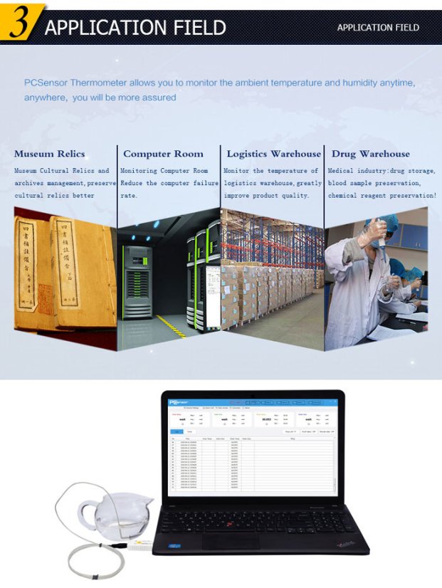 PCsensor PT100USBA USB Teploměr bez čidla
