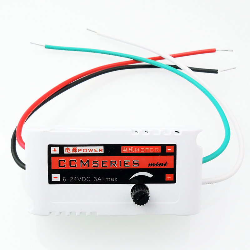 CCMminiS 6V-28V 3A PWM Regulátor Otáček pro DC Motory