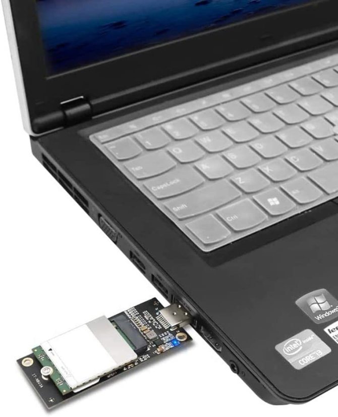 M.2 NGFF Key B to USB 3.0 with 6-pin SIM slot