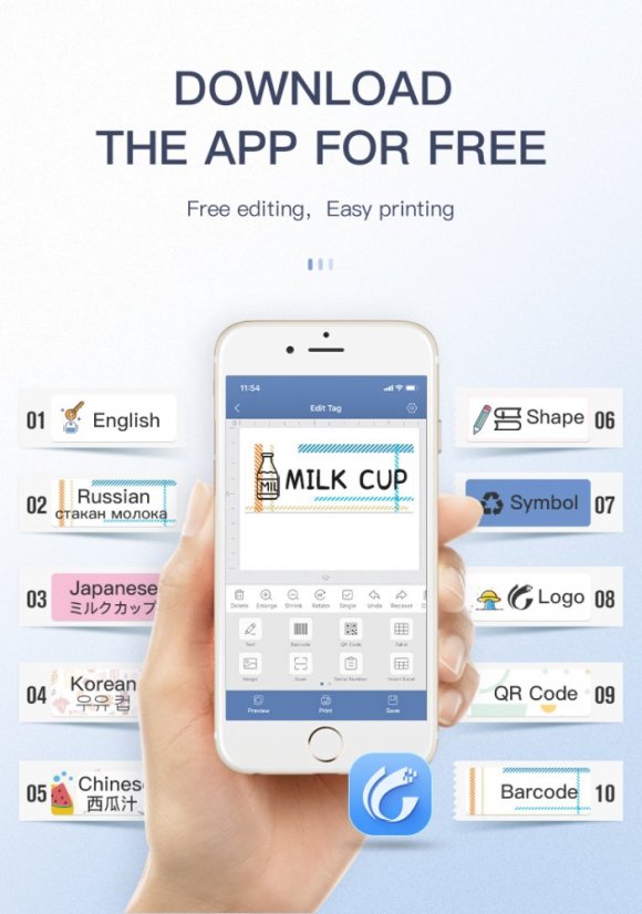 Niimbot D11 – Wireless Label Printer