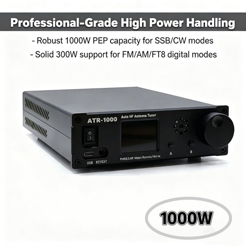 ATR-1000 Univerzálny Anténny Tuner 1.8-30MHz 1000W