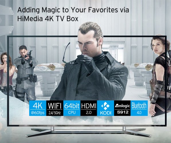 Himedia A5 TV Box S912 2/16GB - Výkonný multimediální přehrávač