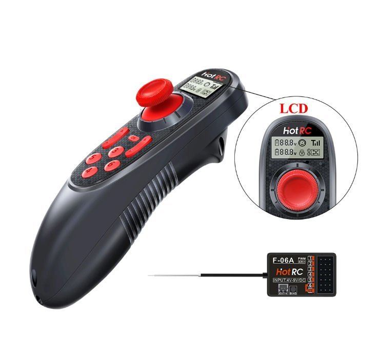 HotRC DS-600 6-channel transmitter 2.4GHz FHSS