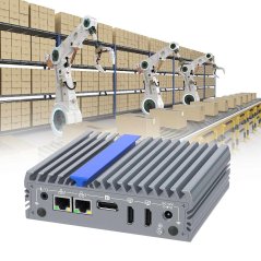 IEXP-302, J3710 průmyslové mini PC, bezventilátorové, 12V, Barebone