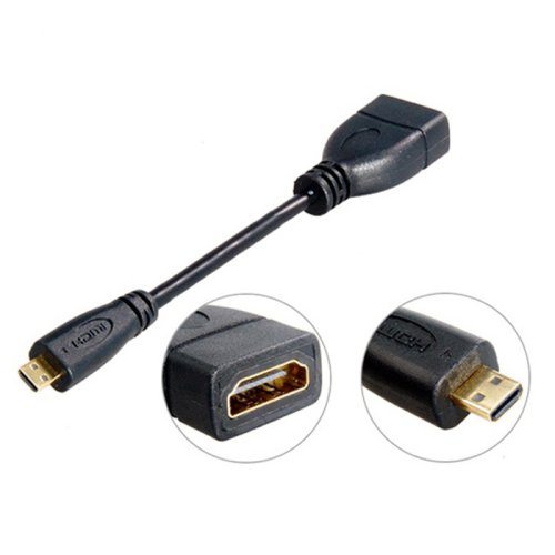 HDMI na micro HDMI 10cm kabel adaptér