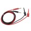 4mm Banana Measuring Cable with Hook - 0.5m