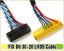 FIX-30pin D6 1ch 6bit LVDS Kabel 250mm