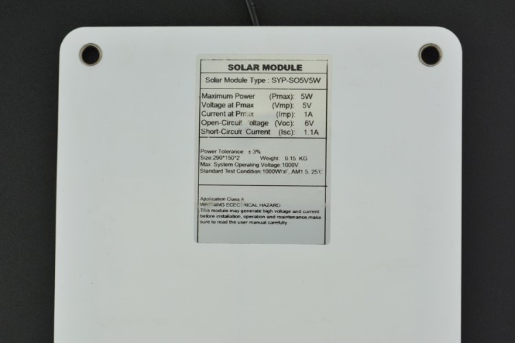 Flexibilní monokrystalický solární panel 5V/5W - FIT0600
