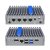 IEXP-304 Průmyslové PC, Intel N100, 4× 2.5G LAN, bezventilátorové, Barebone