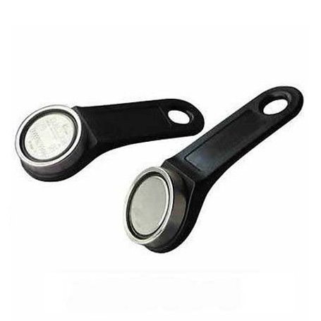 DS1990A-F5 Kompatibilní Odolný Datový Nositel s Kovovým Kroužkem - Barva: Žlutá