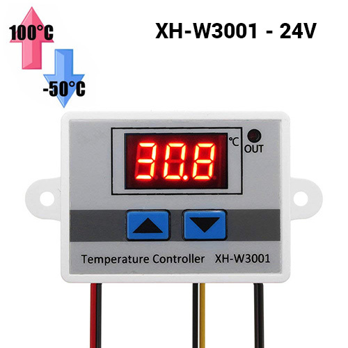 Elektronický termostat XH-W3001 -50 až 110°C pro topení a chlazení