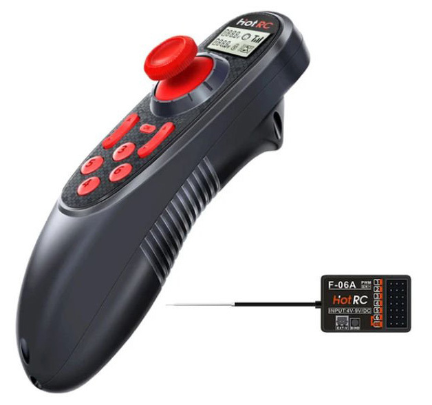 HotRC DS-600 6kanálový vysílač 2,4GHz FHSS - Doplňky: Sada