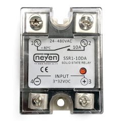 SSR1 DC-AC Solid State Relay 24-480V AC 10A