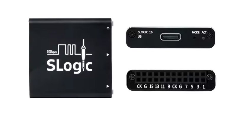 Sipeed SLogic16U3 16kanálový USB3 Logický Analyzátor – 800 MS/s