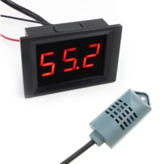 XH-B403 Digitálny LED vlhkomer s externou sondou