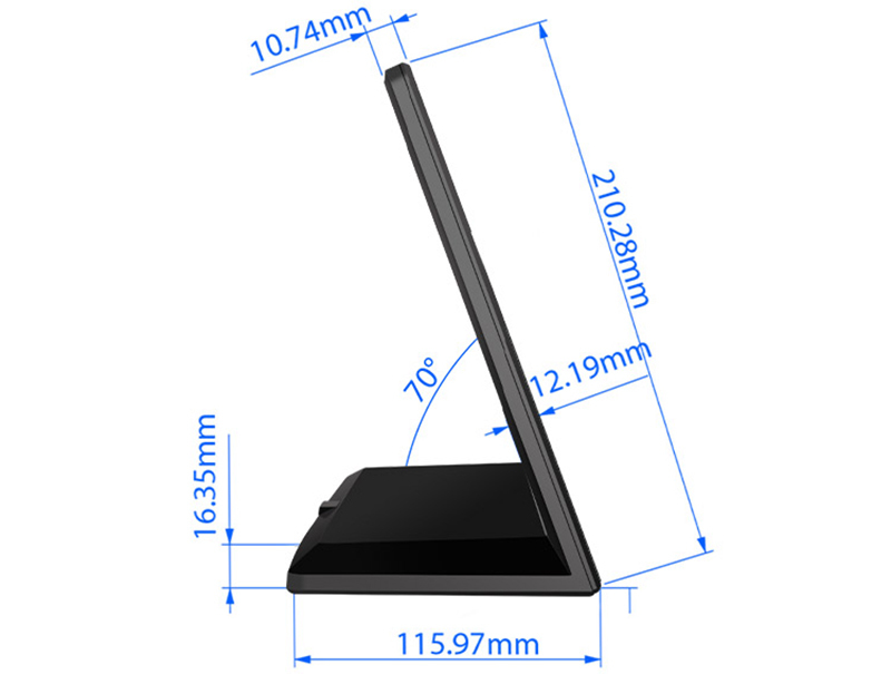 WL1312T 13.3" L-tvarovaný průmyslový tablet s dotykovým displejem