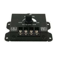 Stmívač dimmer LED DC 12-24V 30A