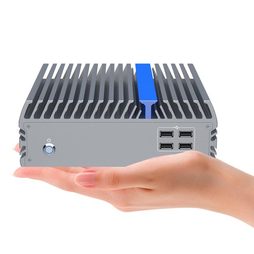 IEXP-732 Mini Industrial PC, Triple Display, Dual LAN