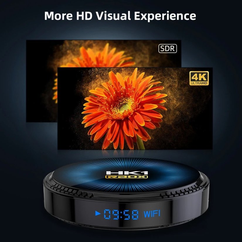TV Box HK1 RBOX W2 S905W2 s Androidem 11