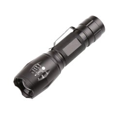 E17B 3W UV LED + 3W Biela LED Dvojitá Výkonná Svítilna so Zoomom
