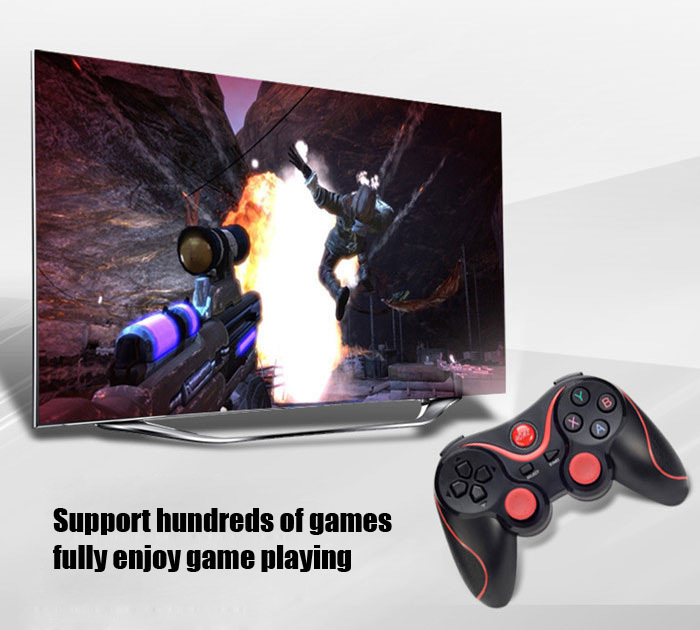 A8 Bluetooth Gamepad s Držákem pro Mobilní Telefony