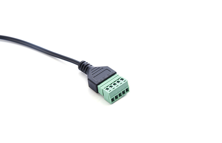 USB-C M na svorkovnici 5pin - šroubová svorka - kabel 30cm