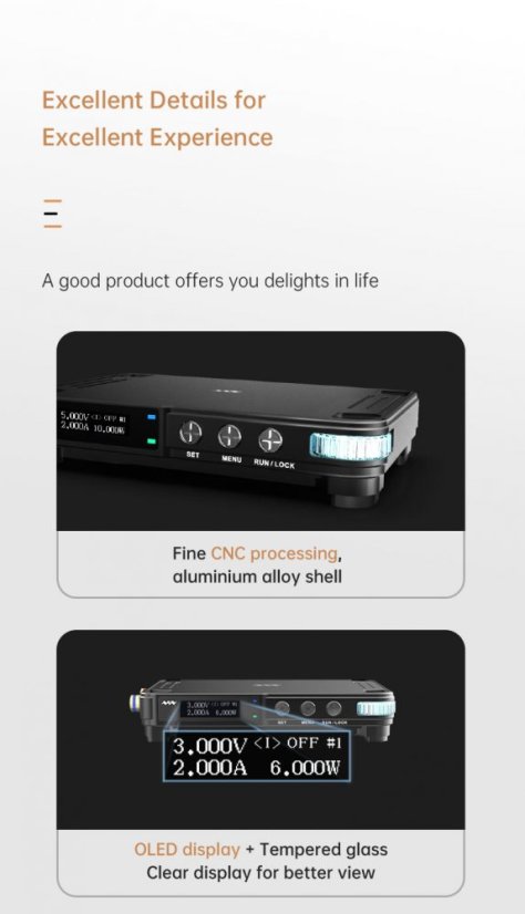 MDP-XP2 Modular Power Supply with Powerful Display