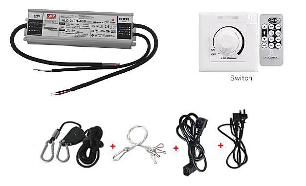 VP240 240W LED Quantum Panel pro Pěstování Rostlin