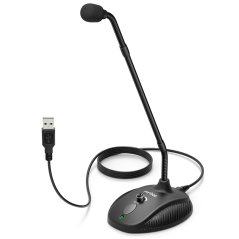 K052 USB Microphone for PC with Stand – Quality Sound for Online Gaming and Streaming