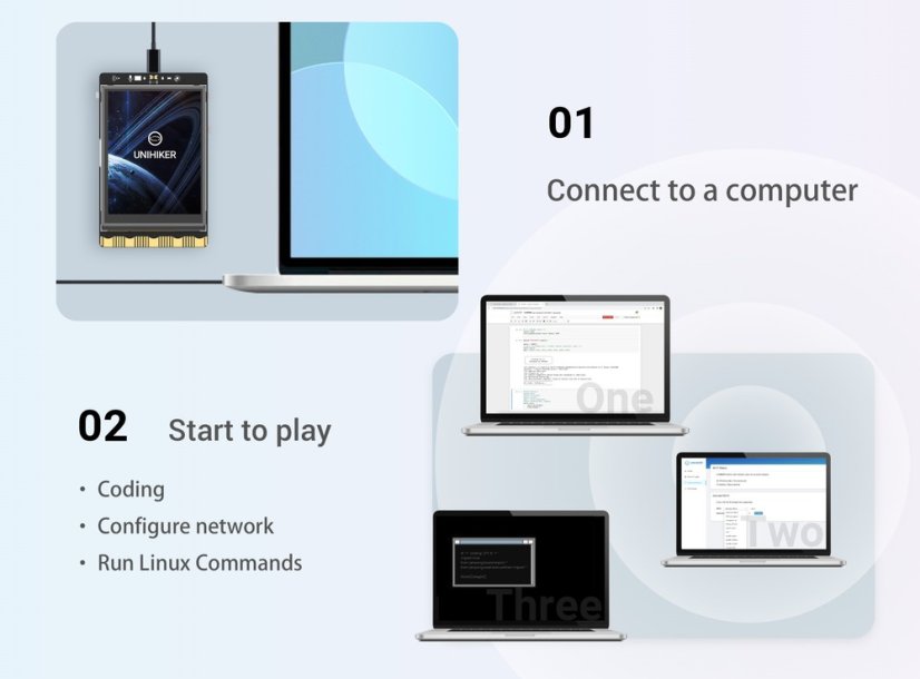 UNIHIKER – IoT jednodeskový počítač s dotykovým displejem a Python podporou