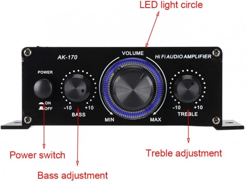 AK170 Hi-Fi Amplifier 2x20W