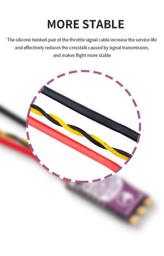 ESC pro drony Flycolor Raptor5 G071 20A/35A/50A - Model: G071 45A W-FW045006-G1G1-H01