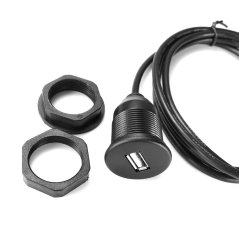 USB A prodlužovací kabel s protiprachovým krytem