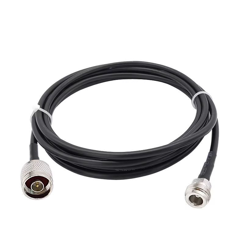 RG58 Coaxial Cable with N-Type M-F Connectors – Low Loss and High Flexibility